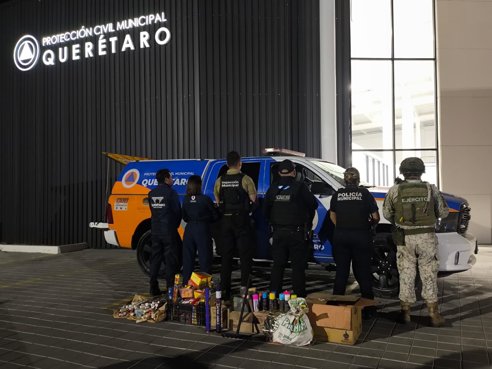 Aseguran pirotecnia no autorizada en distintas zonas de Querétaro