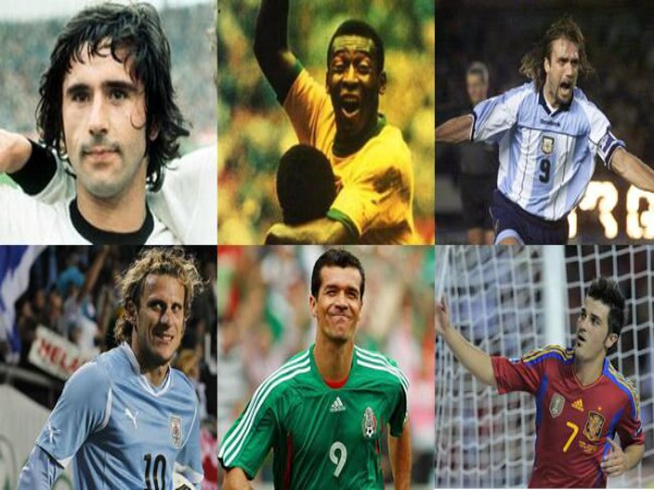 Los máximos goleadores de las selecciones