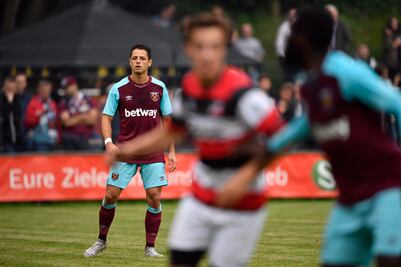 'Chicharito' ya debutó con el West Ham