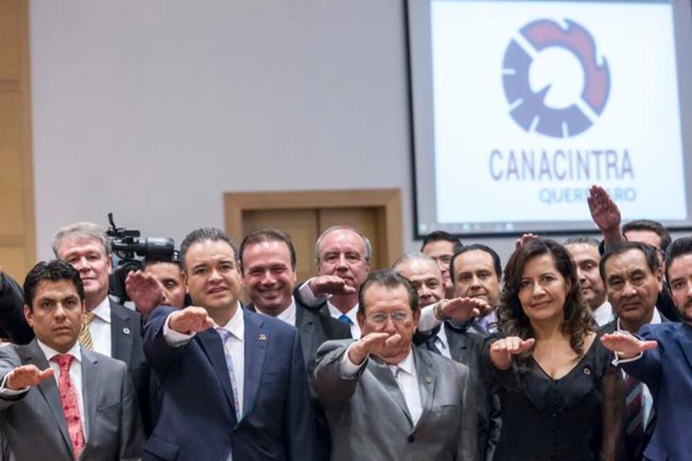 Esaú Magallanes dirige por segundo año consecutivo la presidencia de la Cámara Nacional de la Industria de la Transformación en Querétaro (DEMIAN CHÁVEZ. EL UNIVERSAL)