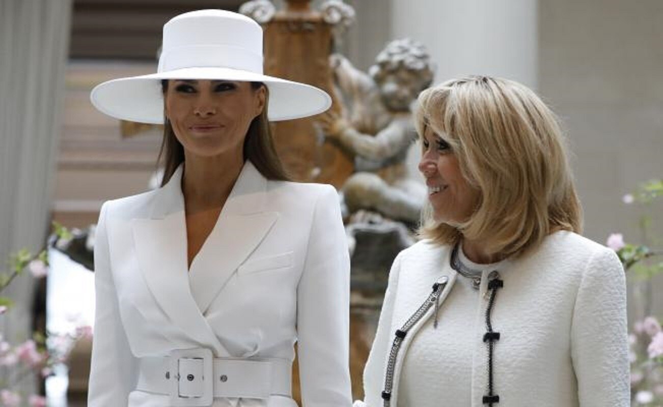 Melania Trump es muy "divertida e inteligente", asegura Brigitte Macron
