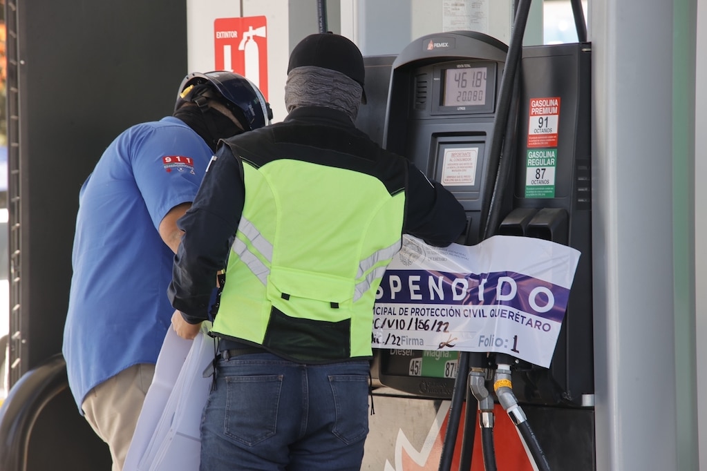 Por no tener botiquín, Protección Civil suspende la gasolinera de El Porvenir
