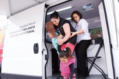 Unidad Móvil Nutricional, en operación