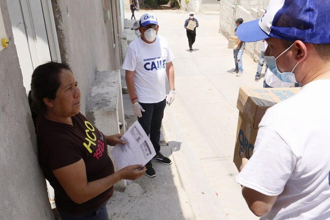 Han entregado 32 mil 552 apoyos alimentarios, por la contingencia sanitaria