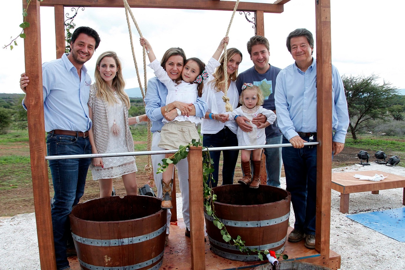 Fiesta en el viñedo en Casa San Juanito