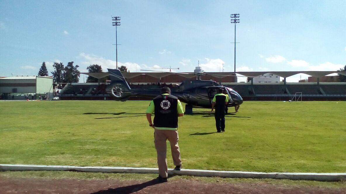 Trasladan a la CDMX al niño con quemaduras