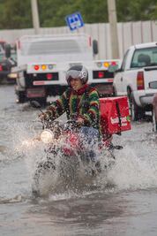 Alertan por lluvias fuertes en la capital