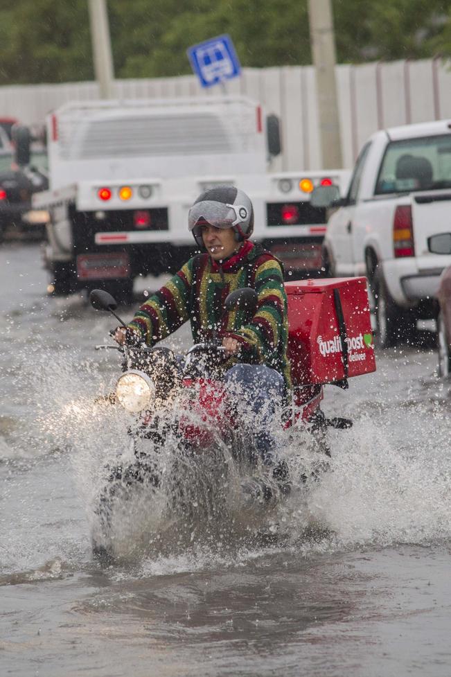 Alertan por lluvias fuertes en la capital