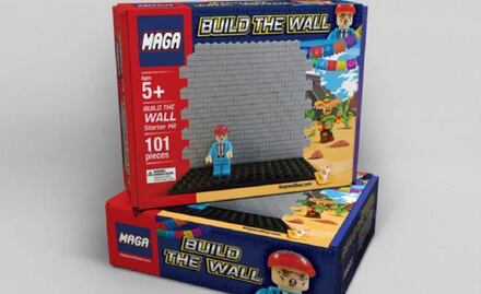 El muro de Trump, el polémico regalo navideño para niños