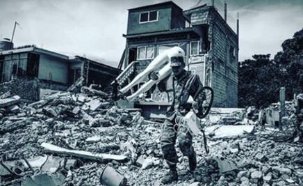 Muestra reflexiona los efectos del sismo del 19-S