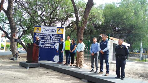 Entregan dos nuevas obras pluviales