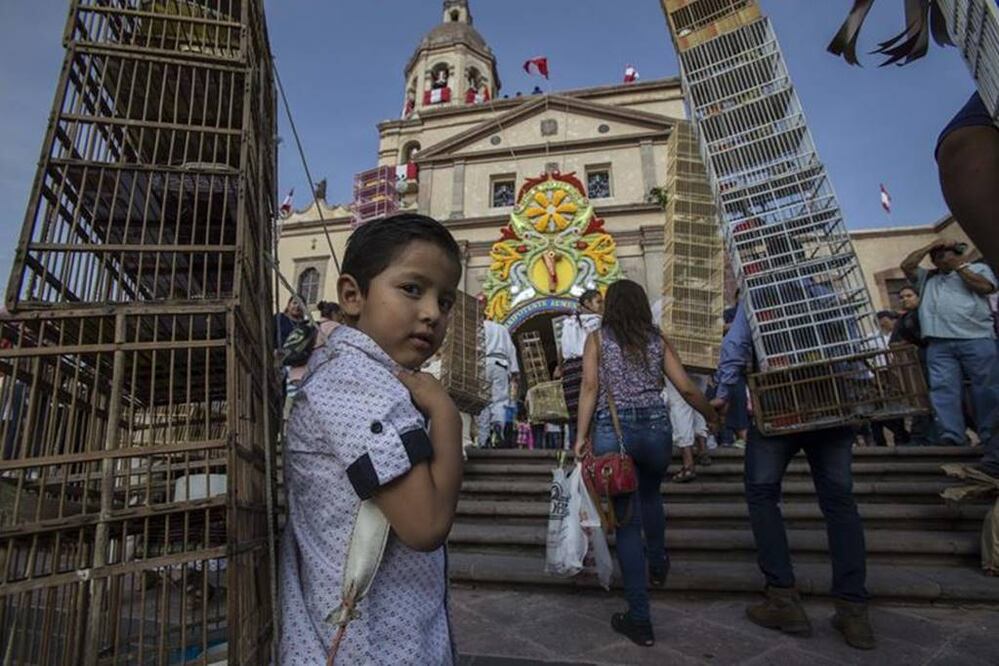 Desde hace 45 años, los pajareros acuden en septiembre a su peregrinación, señala su líder Antonio Martínez (DEMIÁN CHÁVEZ. EL UNIVERSAL)