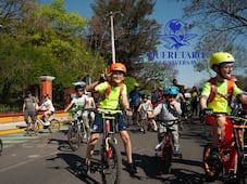 En Querétaro, celebran día de la niñez con rodada