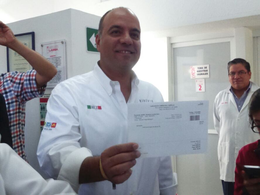 RLV se realiza pruebas toxicológicas