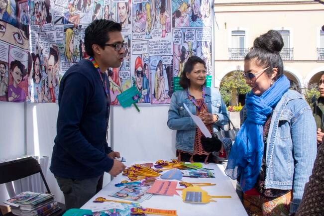 Mujeres que luchan contra la violencia  