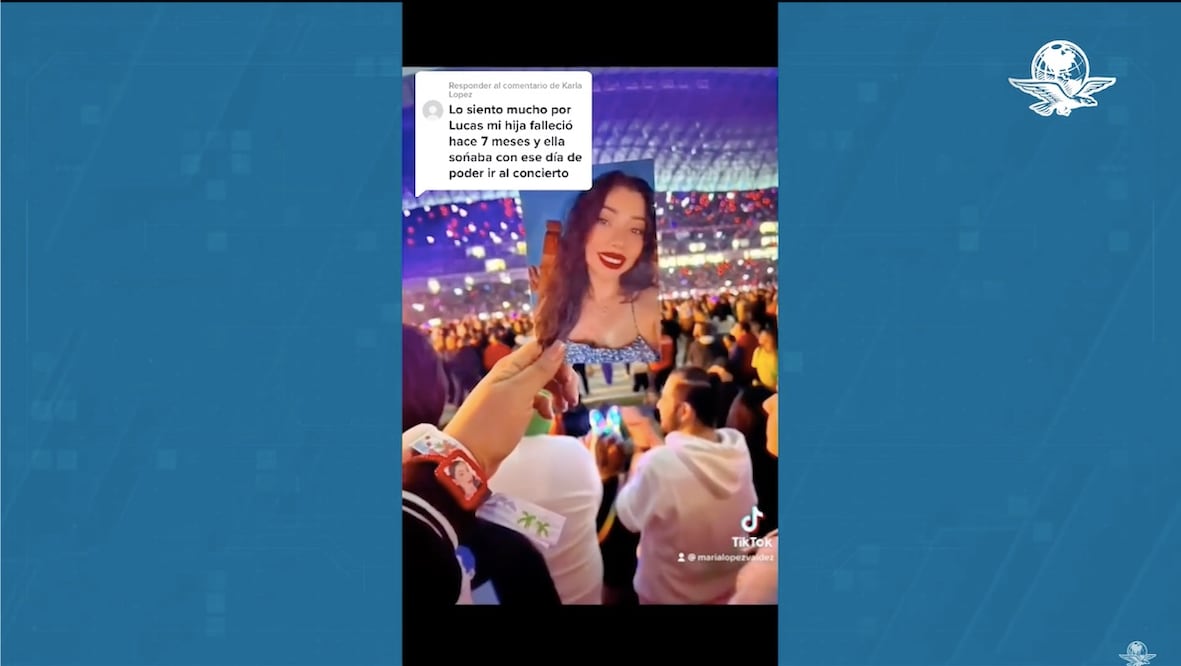 Mamá cumple sueño de su hija fallecida y va a concierto de Bad Bunny; se vuelve viral en TikTok