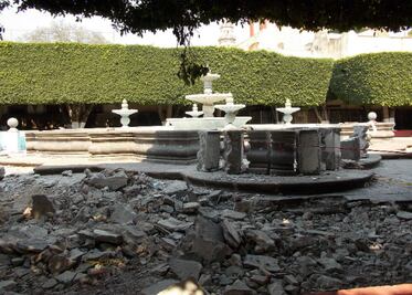 Avala INAH obras en Jardín