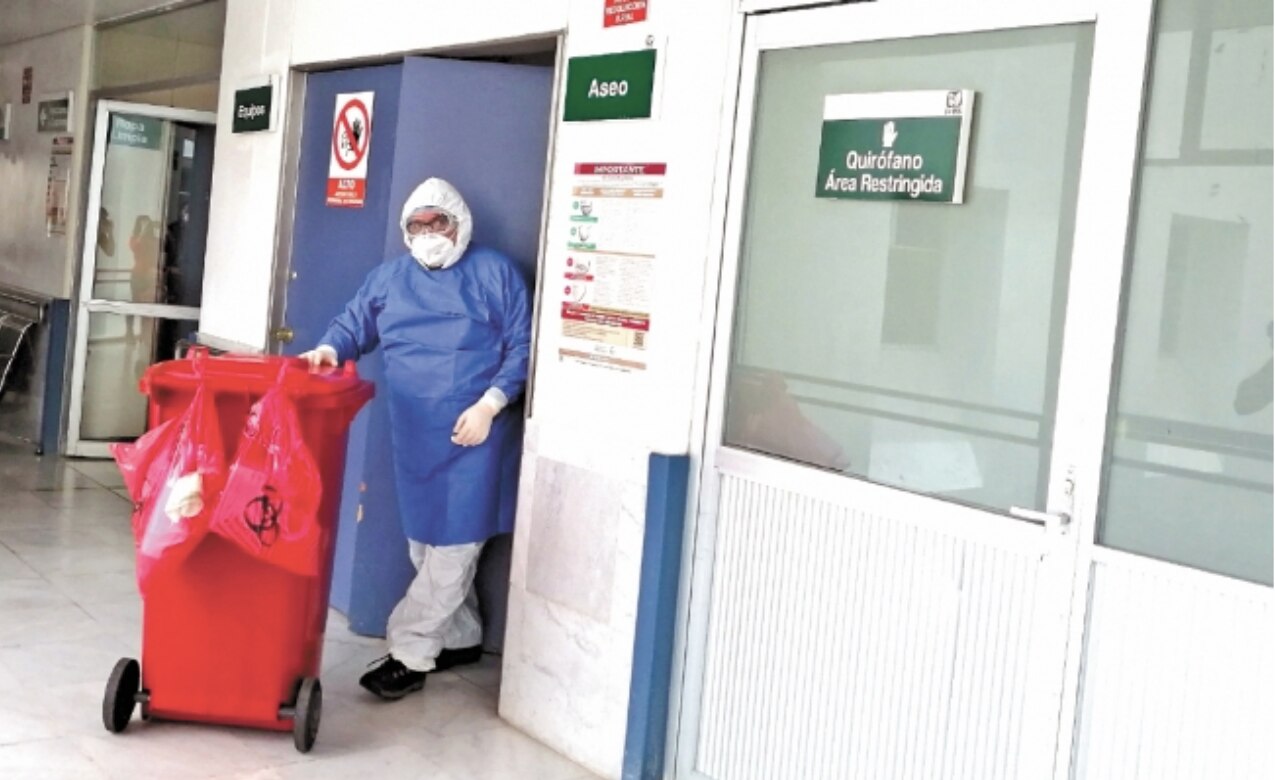 La peligrosa ruta roja de desechos de coronavirus