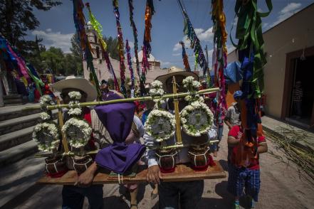 Tolimán, unión de rituales en Semana Santa