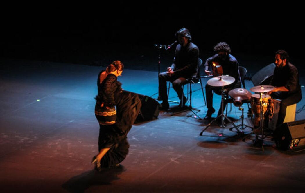 Acompañada de gritos de “olé”, la española mostró el folclor de su país con su presentación y cautivó a los asistentes. (FOTOS: LUIS SÁNCHEZ. EL UNIVERSAL)