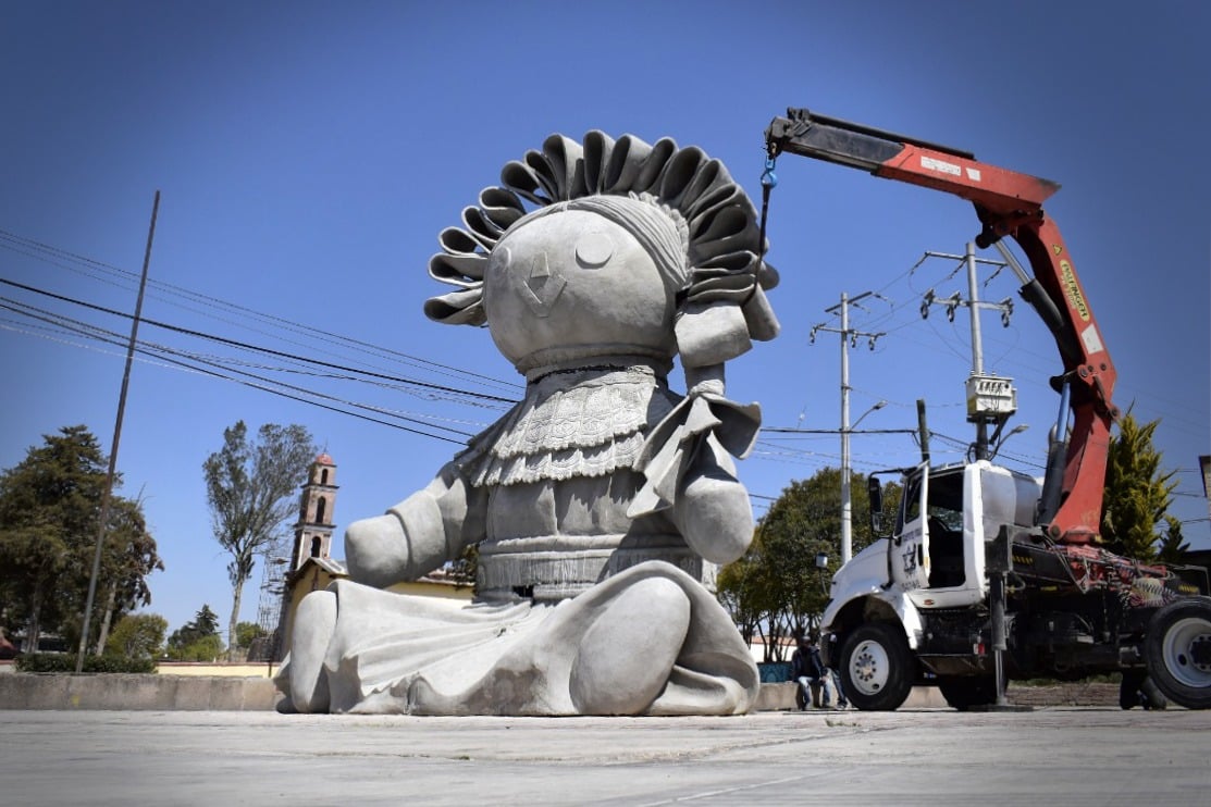 ¡Espectacular! Una muñeca Lele gigante de masaroca
