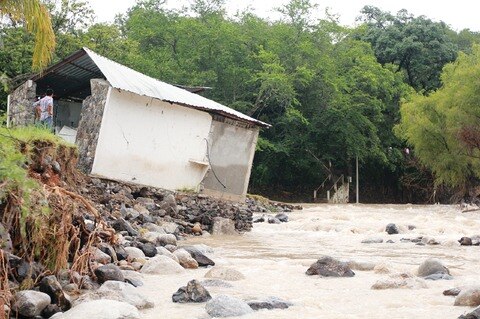 “Ingrid” deja más de  70 viviendas dañadas