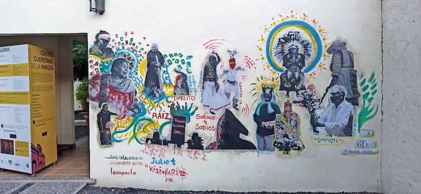 Fotomural honra a guardianes de saberes ancestrales