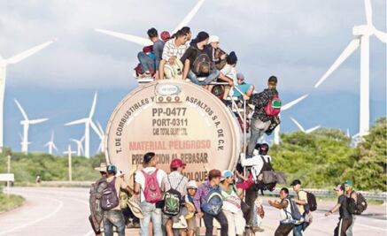 Ingresa nueva caravana de migrantes salvadoreños