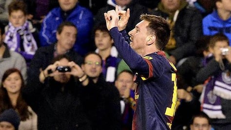 Messi cierra el año con 91 goles