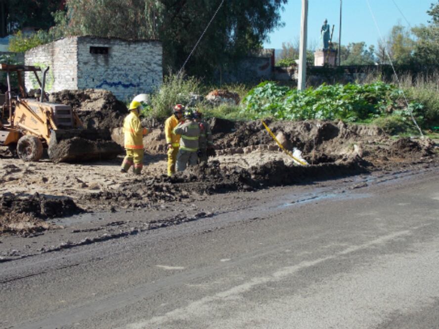 Fuga de gas natural en Corregidora