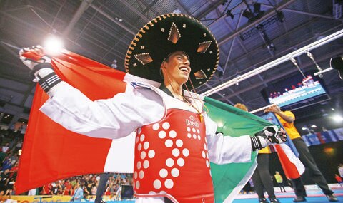 Se visualiza en el podio