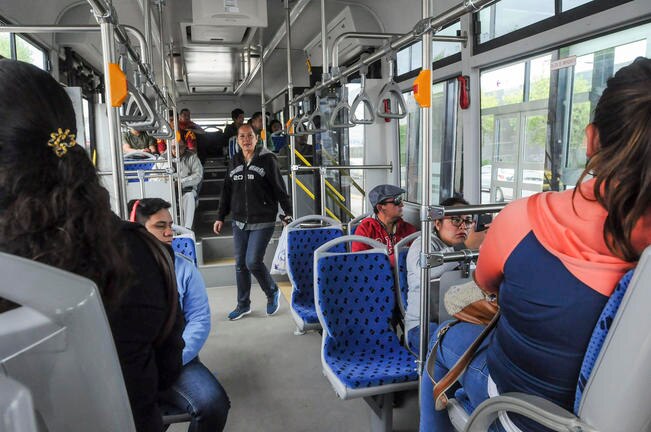 Capitalinos tienen encuentro cercano con el Qrobús