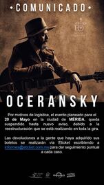 Cancelan tres conciertos más de Edgar Oceransky 