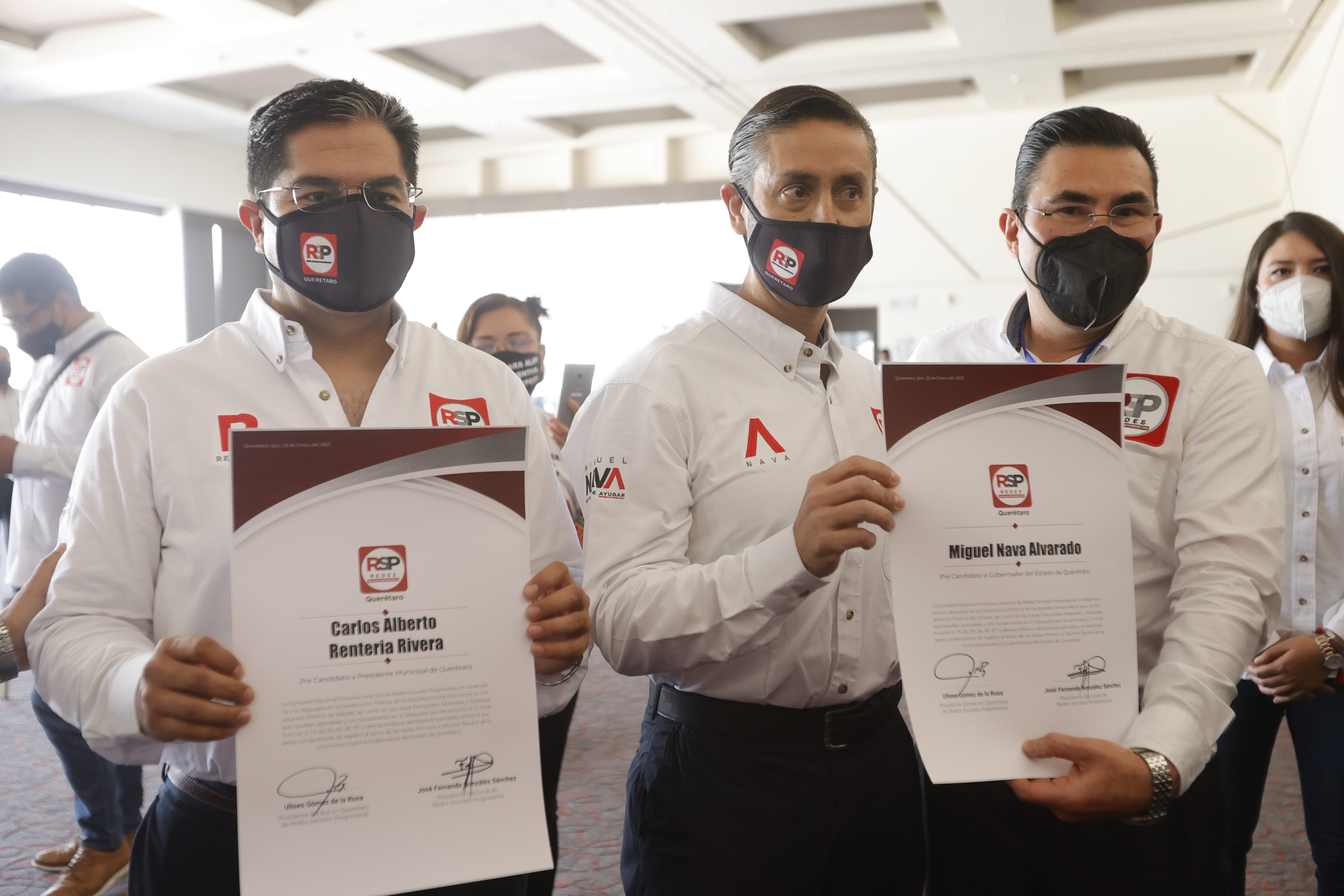 Redes Sociales registra a sus precandidatos