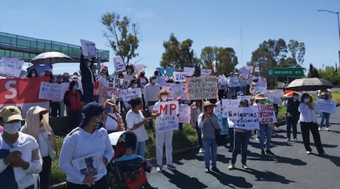 Marchan por la liberación de joven acusado de feminicidio, en Hidalgo 