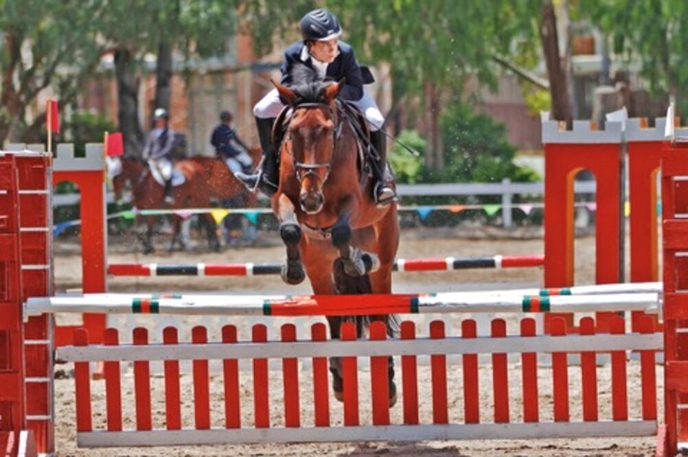 Celebran copa de salto ecuestre