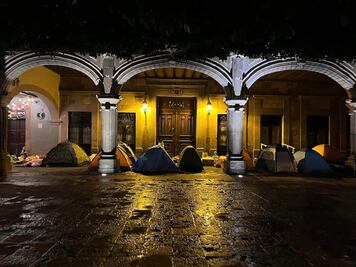 Habitantes de Maconí llegan a acuerdo y levantan plantón en Plaza de Armas