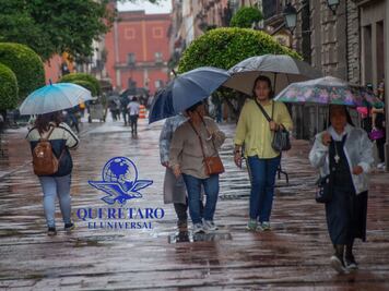 Continuarán las lluvias durante toda la semana en Querétaro