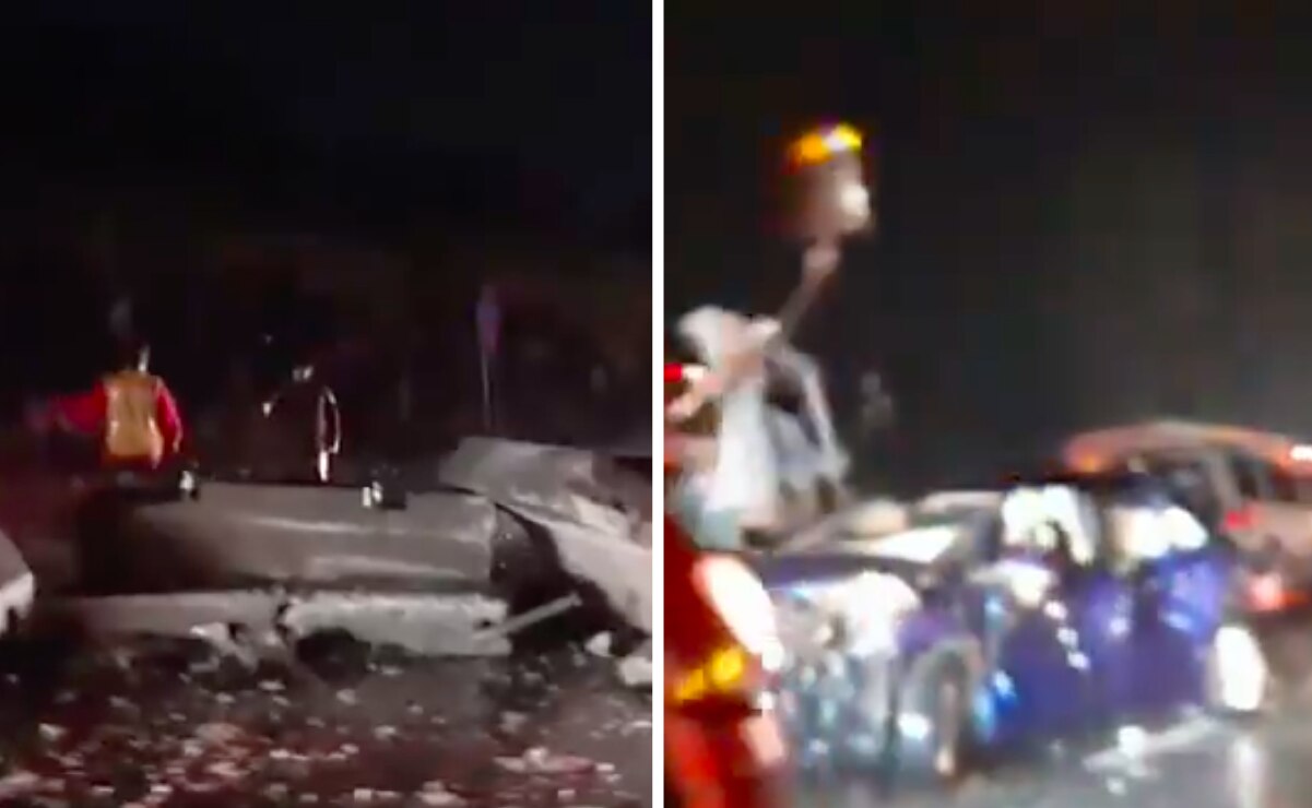 Reportan accidente en la autopista México-Querétaro, a la altura de Tepeji del Río