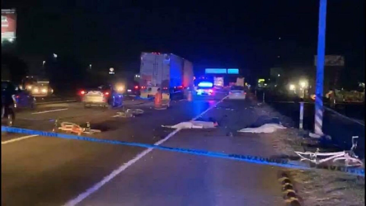 Atropellan a ciclistas peregrinos en la autopista México-Querétaro