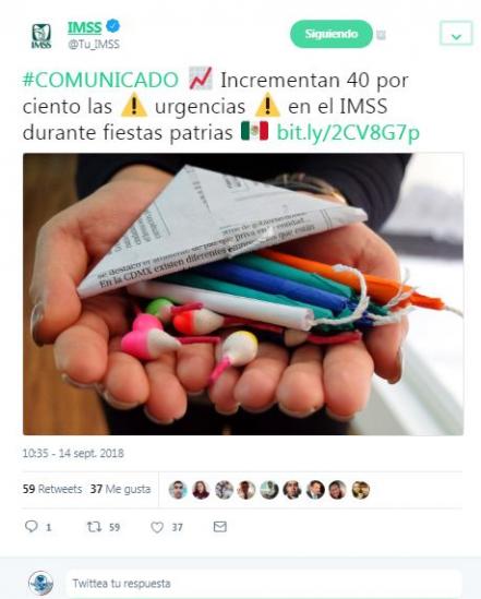 Incrementa 40% la atención médica de urgencia en las fiestas patrias