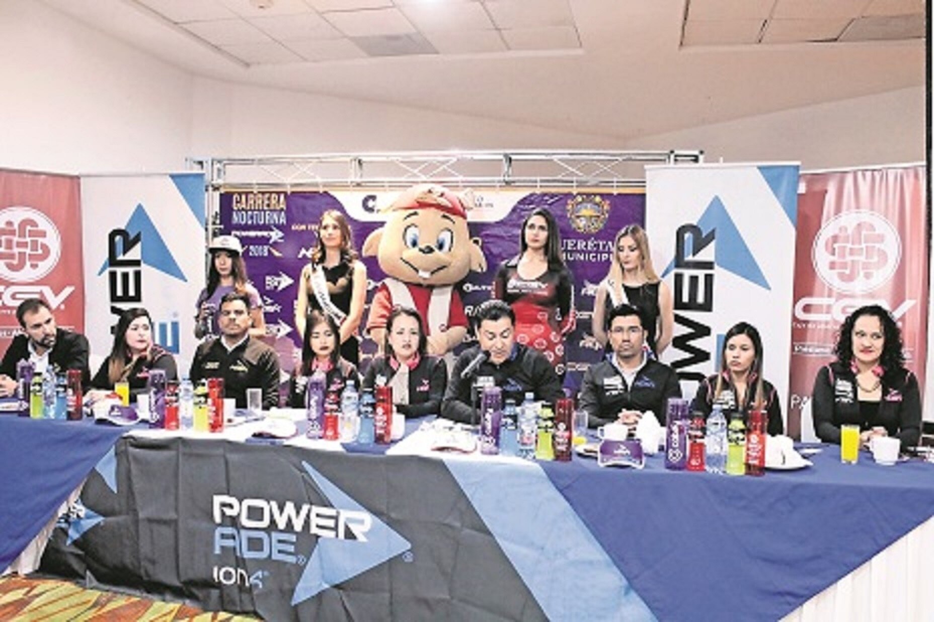 Aunque no se prevee que llueva durante la competencia, los organizadores hicieron lo necesario para evitar problemas