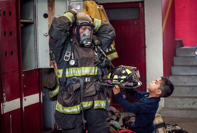 Historia de una mamá bombera