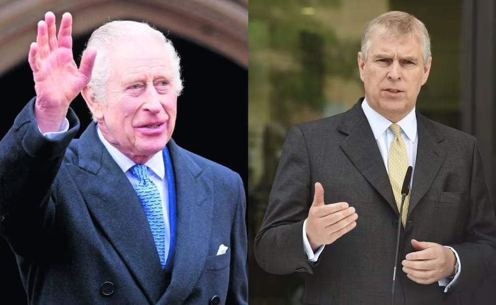 El rey Carlos III de Inglaterra y su hermano el expríncipe Andrés, salpicado por el caso Epstein. Foto: especial