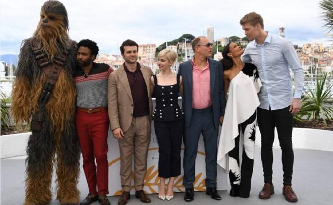 "Han Solo: Una historia de Star Wars" tuvo su estreno mundial en Cannes Foto: AFP
