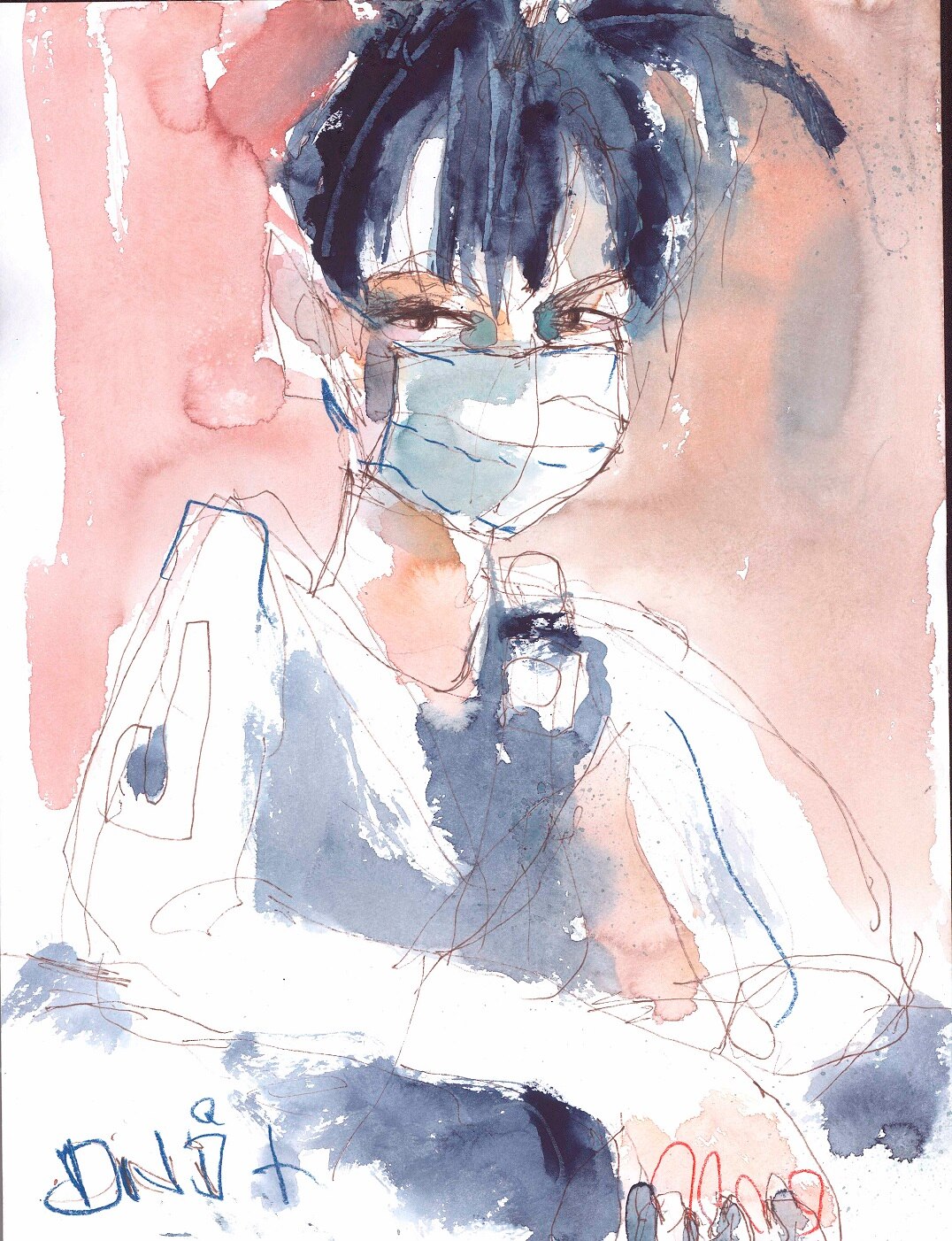 Urban Sketchers dibujan la pandemia