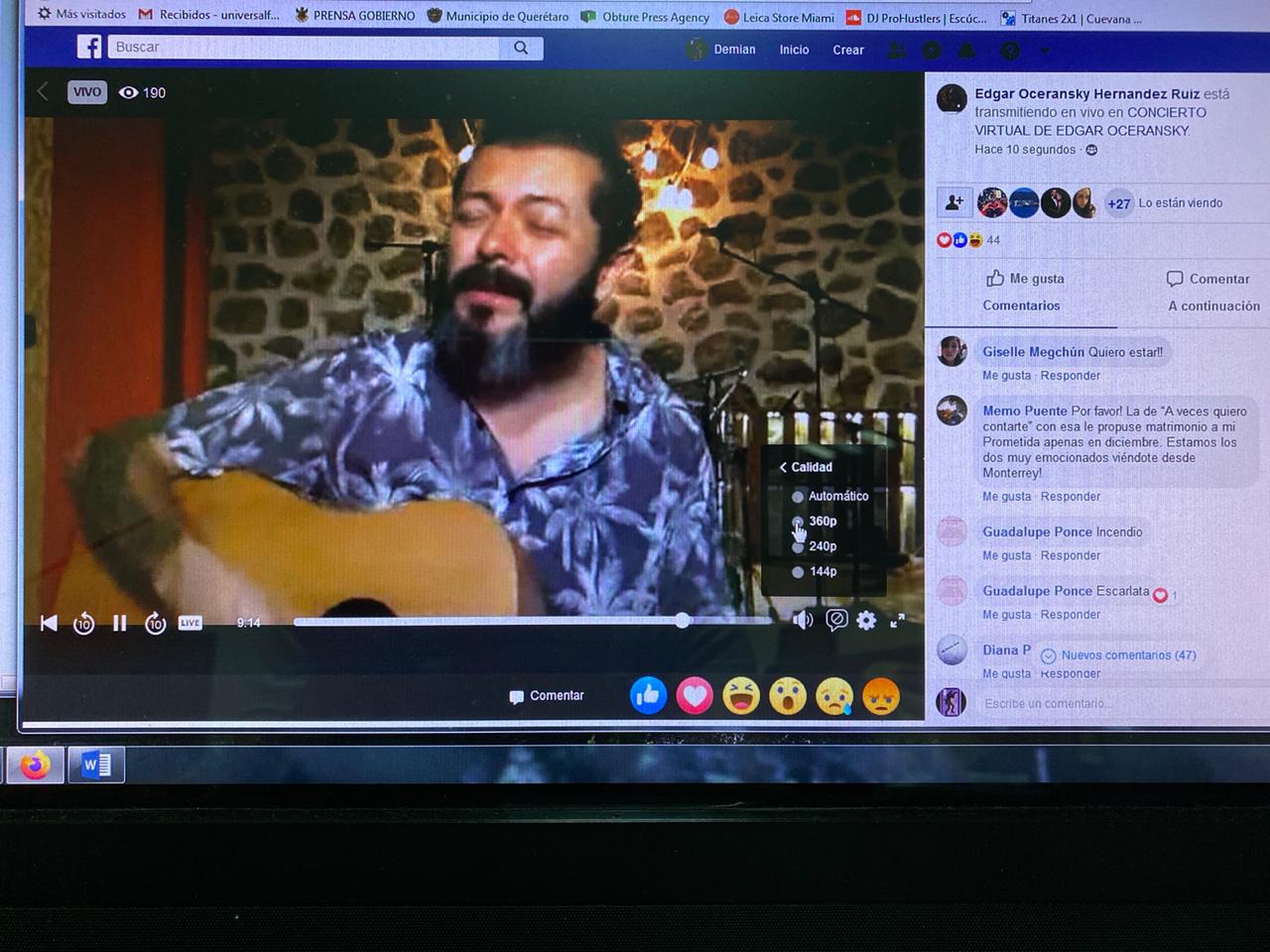 Trovador consigue mil 500 mascarillas para personal médico 