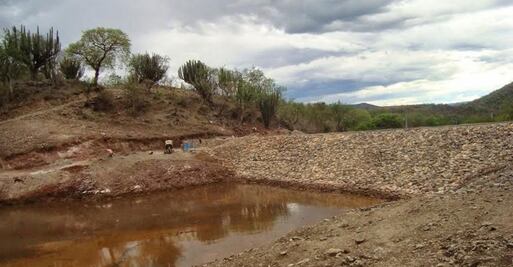 Bordos y presas están al 6% de su capacidad