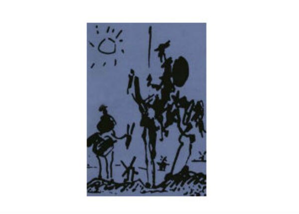 Don Quijote y Sancho Panza pasean en el Cervantino