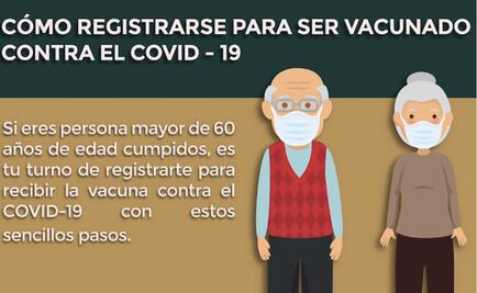 Aquí puedes registrar a adultos mayores para ser vacunados